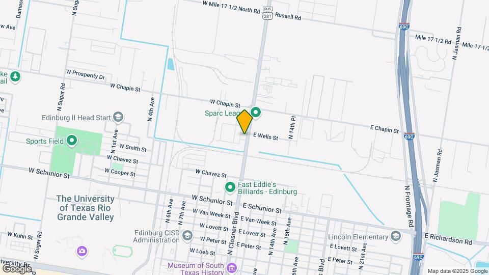1210 Upas Dr Map and Location Details