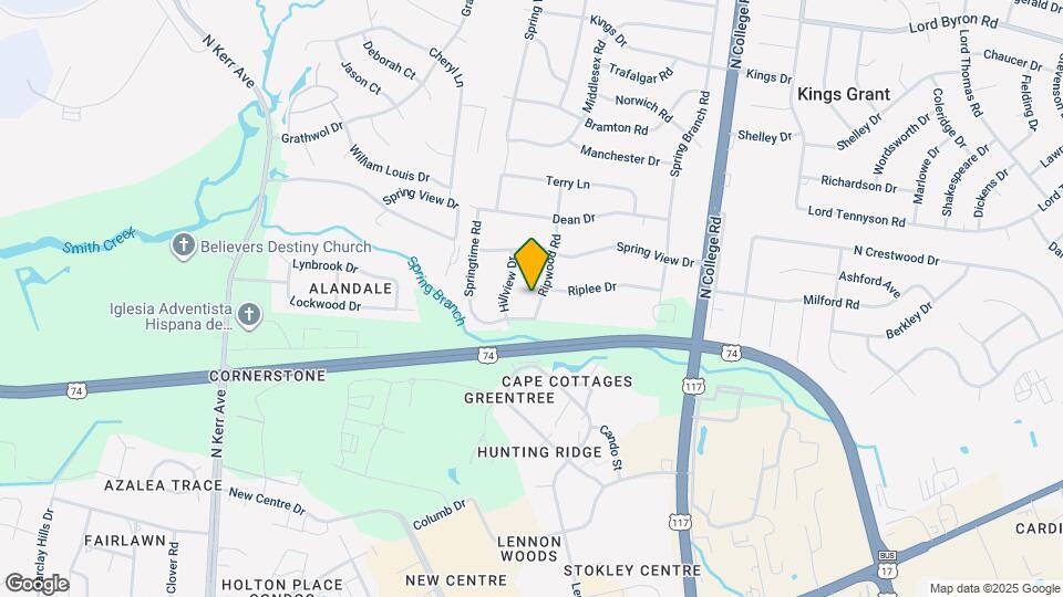 623 Ripwood Rd Map and Location Details