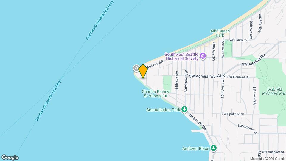 3221 Alki Ave SW Map and Location Details