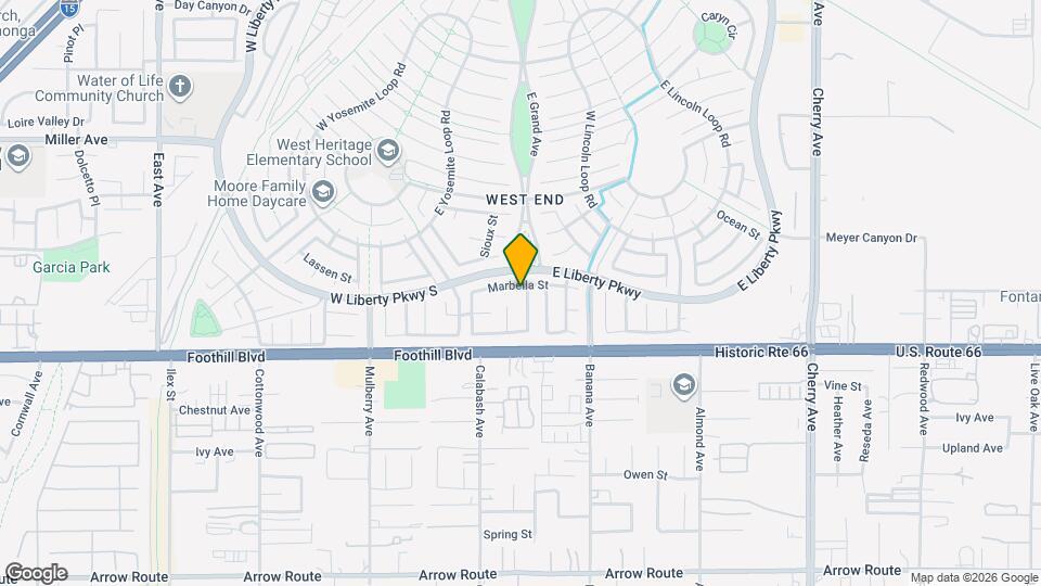 13909 Marbella St Map and Location Details