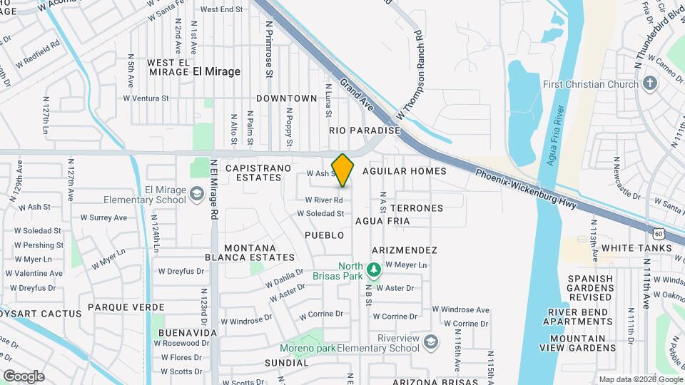 13517 N Luna St Map and Location Details