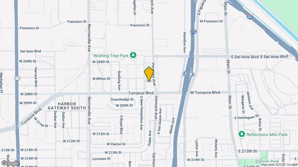 20561 S Vermont Ave Map and Location Details
