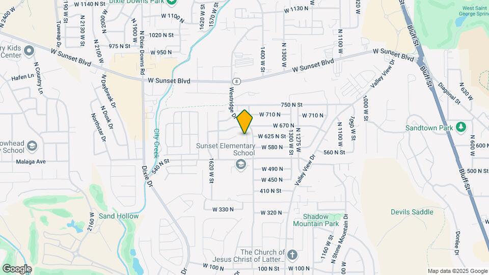 585 Westridge Dr Map and Location Details