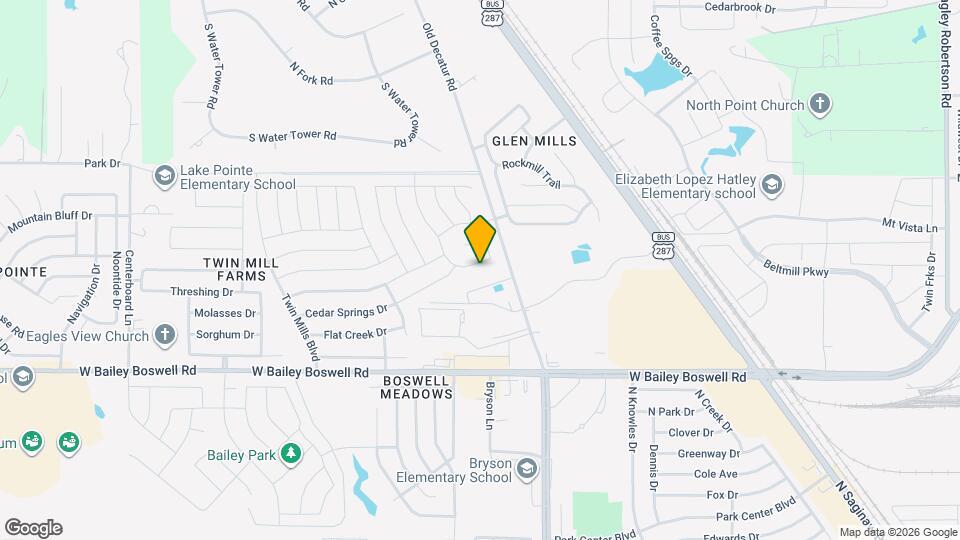 8821 Highland Orchard Dr Map and Location Details