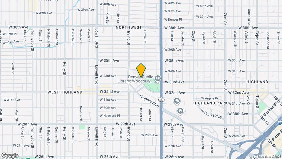 3209 W Fairview Pl Map and Location Details