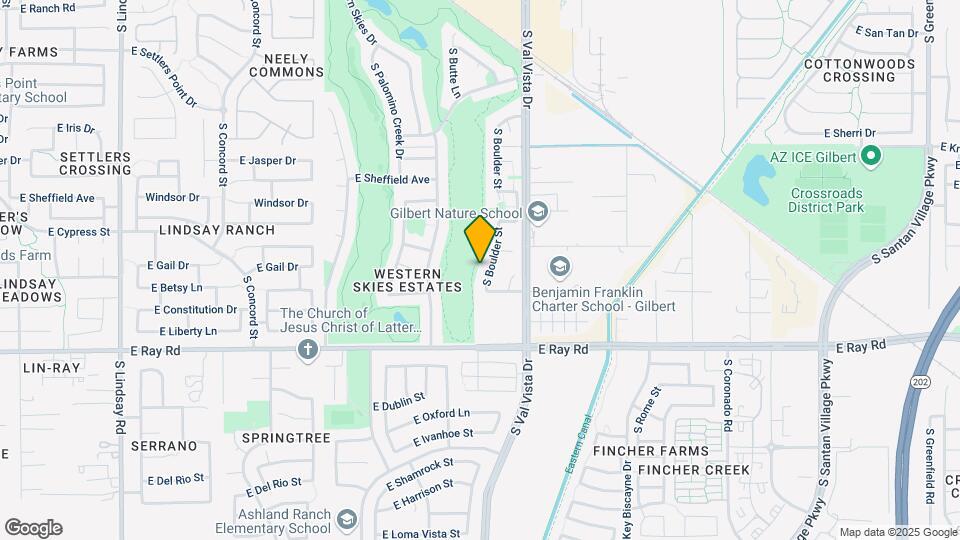 1456 S Boulder St Map and Location Details