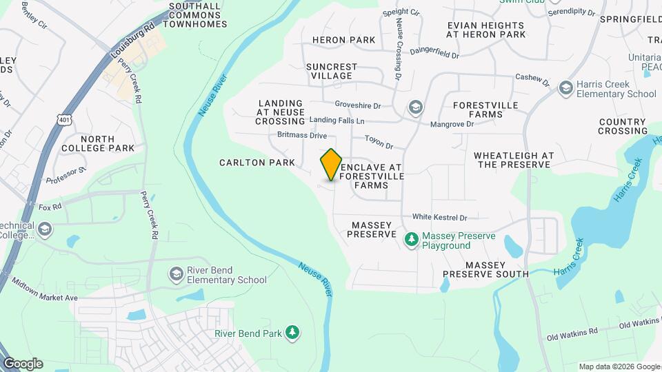 3601 Massey Ridge Ct Map and Location Details