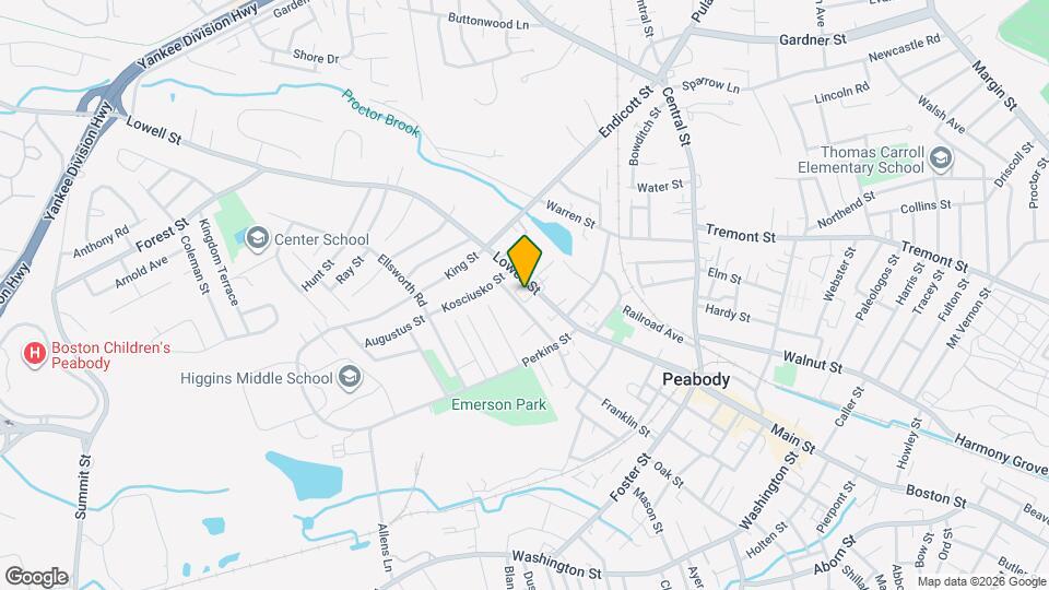 112 Lowell St Map and Location Details