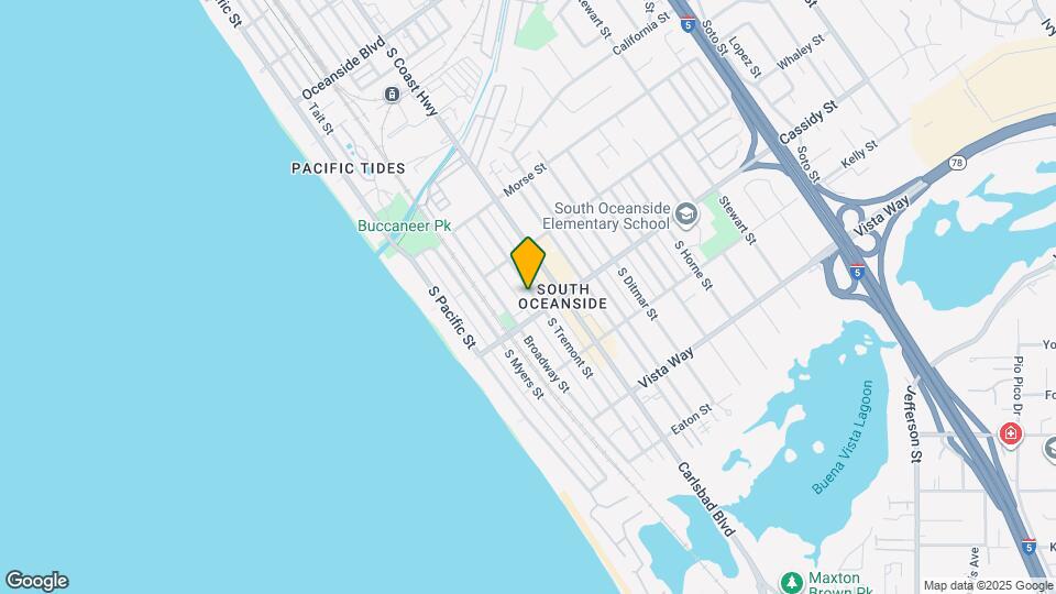 1739 S Tremont St Map and Location Details