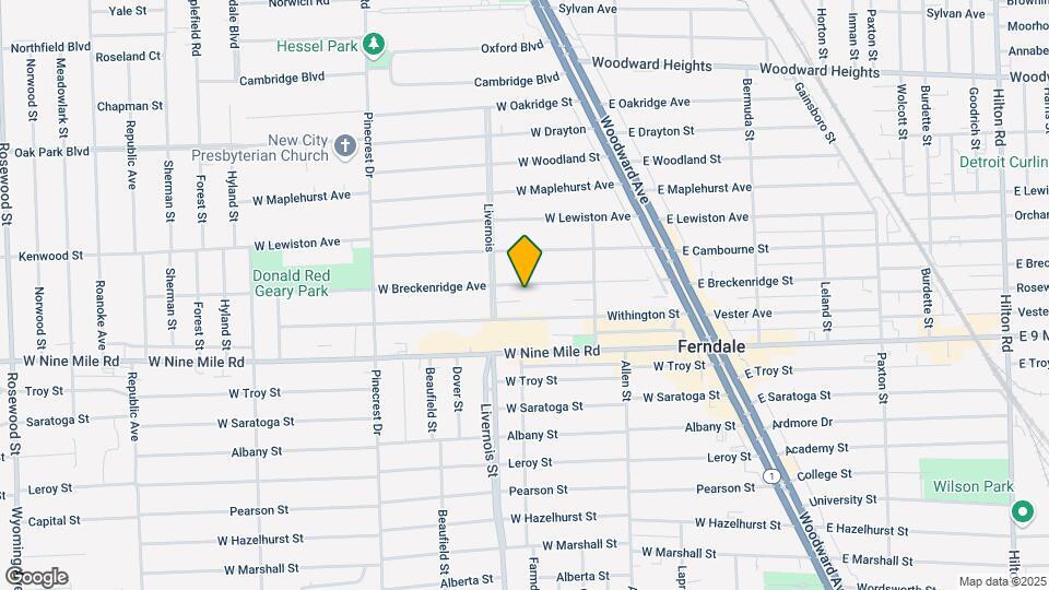 543 W Breckenridge St Map and Location Details