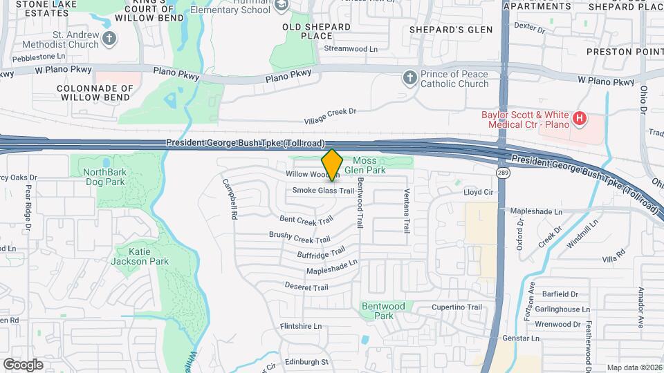 5915 Smoke Glass Trail Map and Location Details