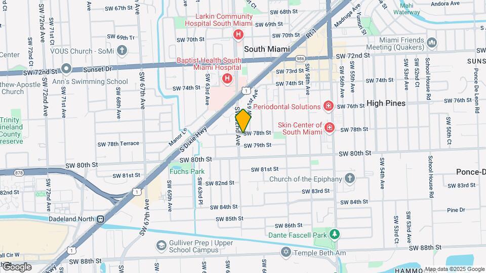 6140 SW 78th St Map and Location Details