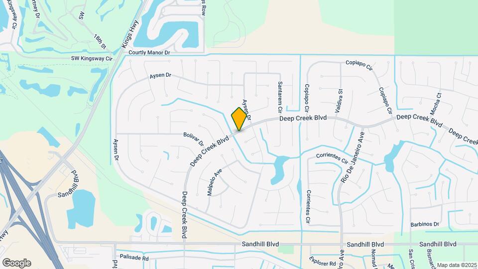 25583 Deep Creek Blvd Mapa y Detalles de la Ubicación