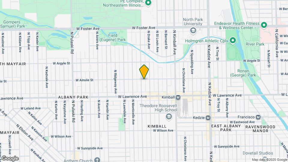 3553 W Ainslie St Map and Location Details