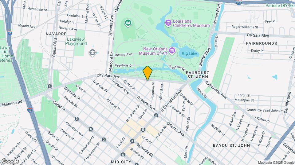 918 N Hennessey St Map and Location Details