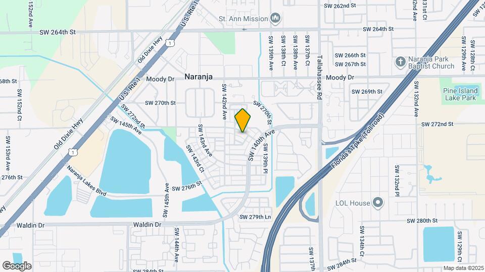 14050 SW 272nd St Mapa y Detalles de la Ubicación