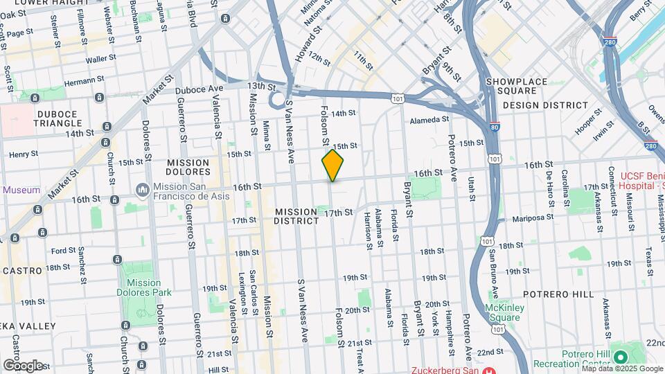 2793-2799 16th St Map and Location Details