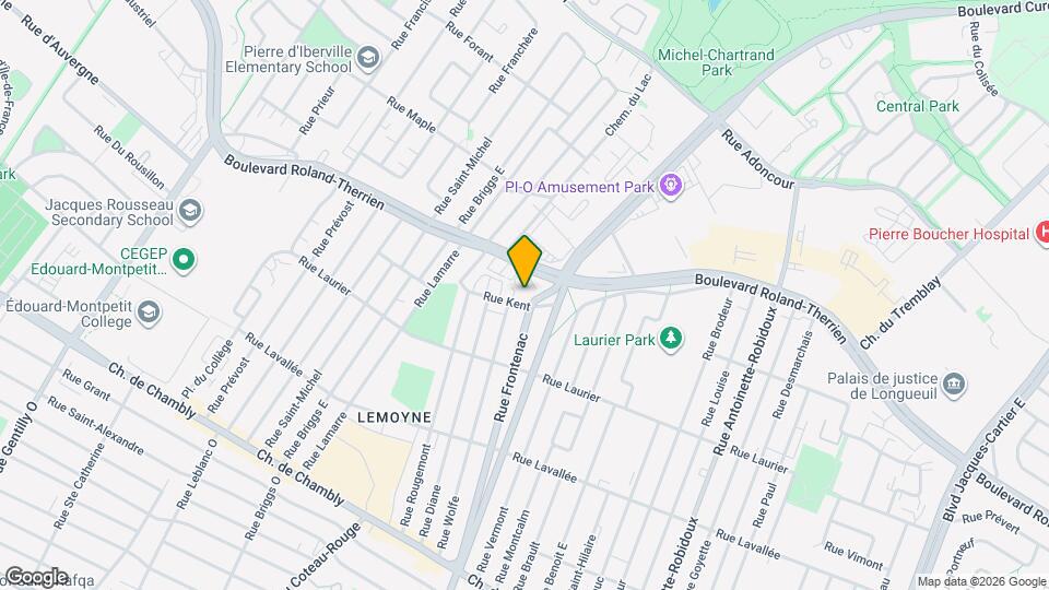 635 Frontenac Rue Map and Location Details