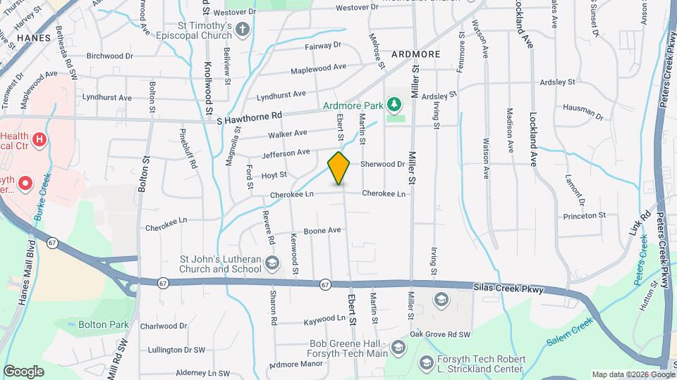 2301 Cherokee Ln Map and Location Details