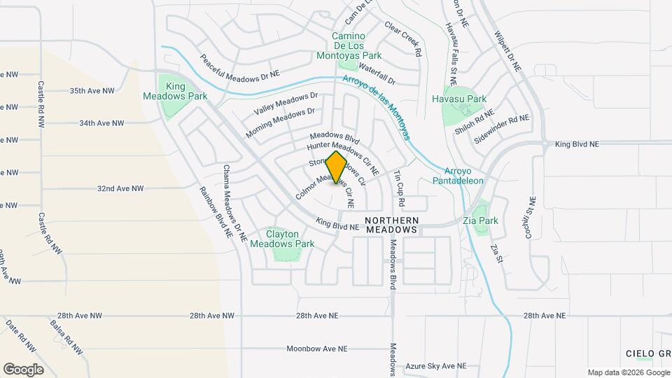 3212 Ocate Meadows Ct NE Map and Location Details