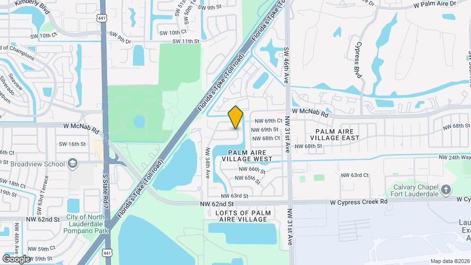 3314 NW 69th St Map and Location Details