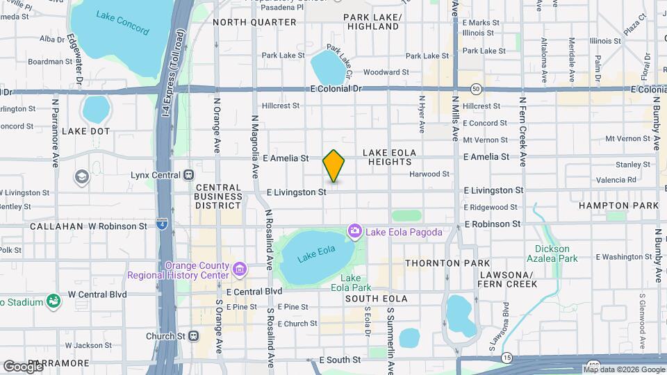 415 E Livingston St Map and Location Details