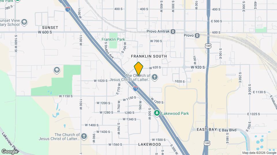 985 S 600 W Mapa y Detalles de la Ubicación