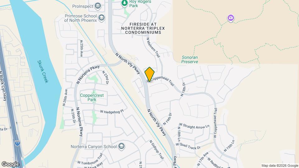 2034 W Yellowbird Ln Map and Location Details