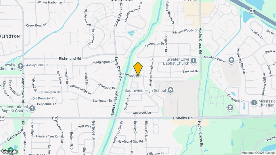 7751 Freehold Dr Map and Location Details