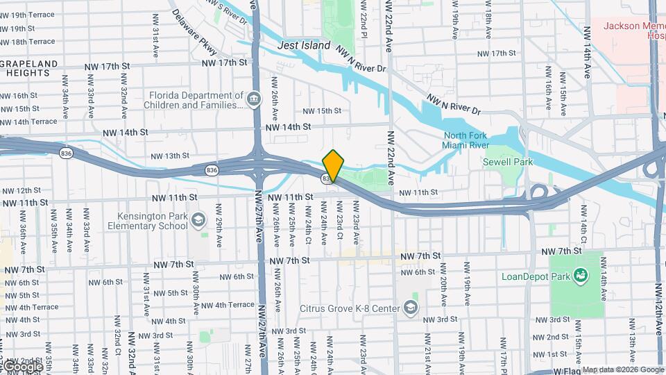 2385 NW 11th St, Unit A35 Map and Location Details