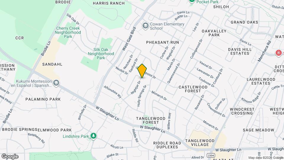 9603 Nightjar Dr Map and Location Details