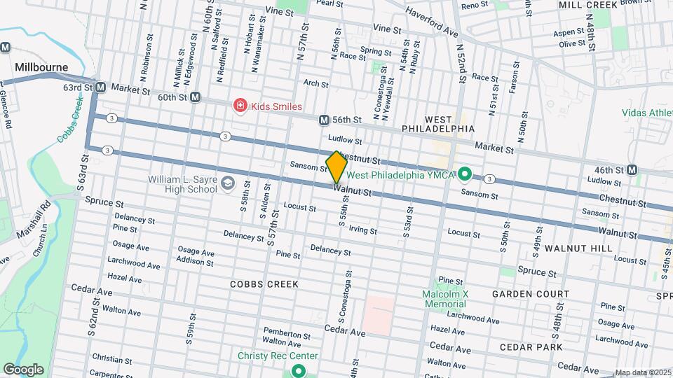 5506 Walnut St Map and Location Details