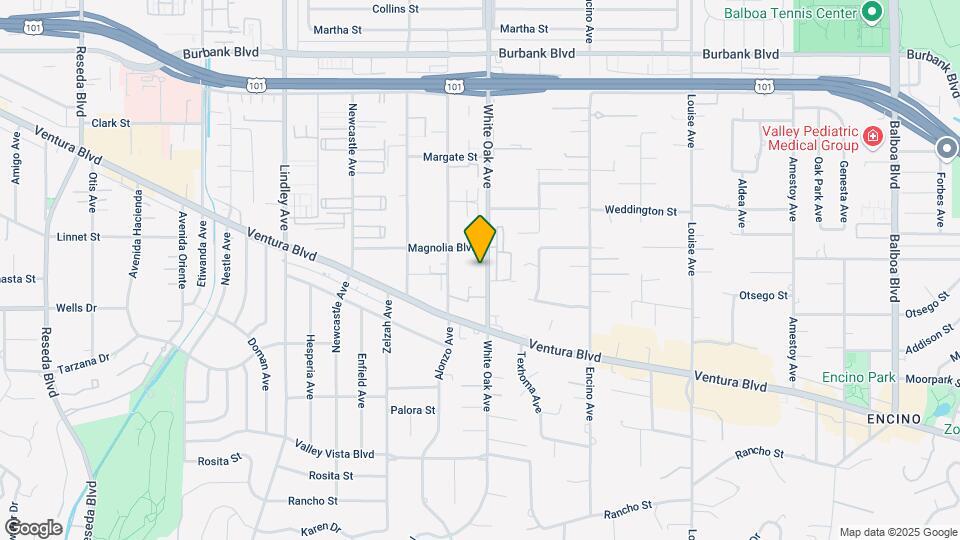 Encino Oakbrook Map and Location Details