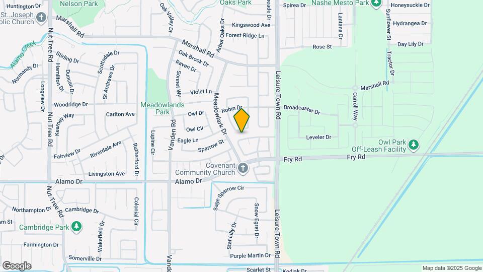 609 Chateau Way Map and Location Details