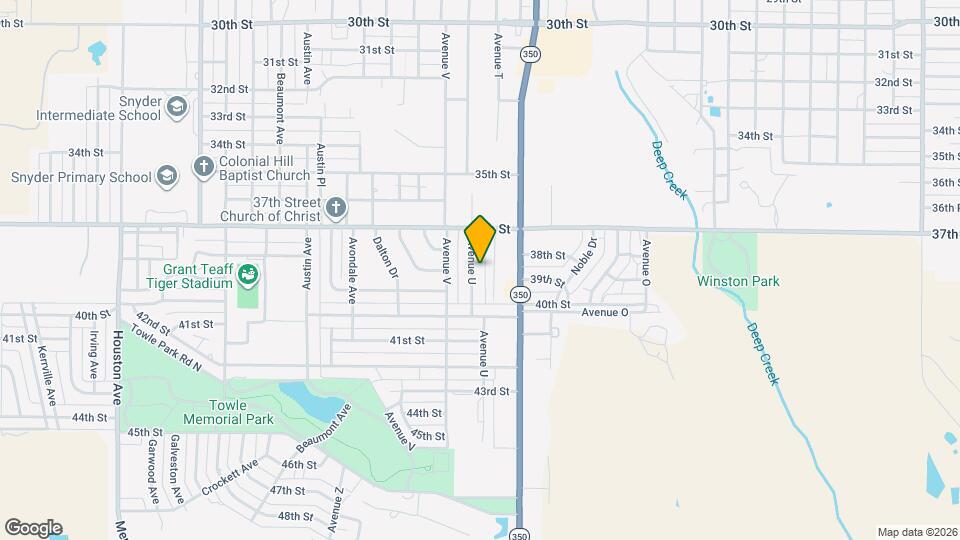 3716 Avenue U Mapa y Detalles de la Ubicación