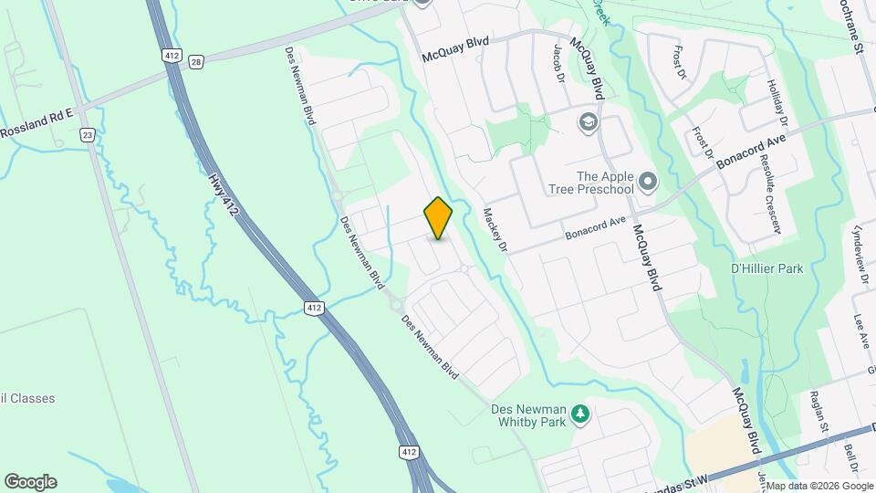 5 Broden Cres Map and Location Details