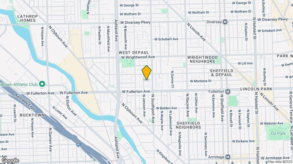 2433 N Janssen Ave Map and Location Details