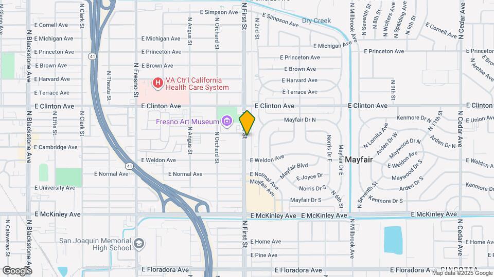 2128 N First St Map and Location Details