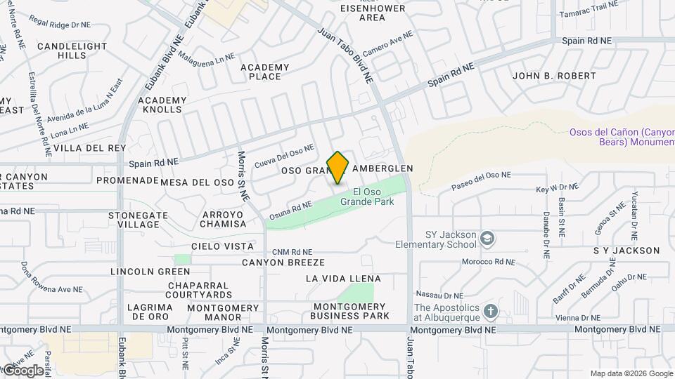 4904 Purcell Dr NE Map and Location Details