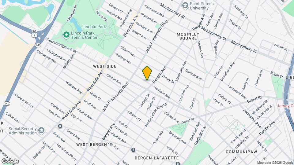 145 Harrison Ave Map and Location Details