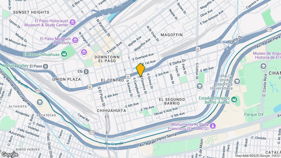 417 S Florence St Map and Location Details