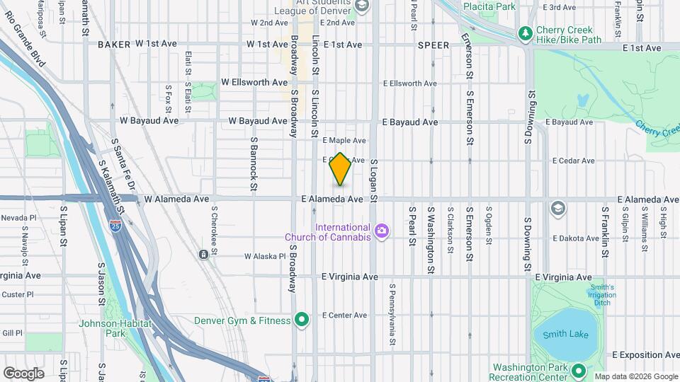 276 S Sherman St Map and Location Details