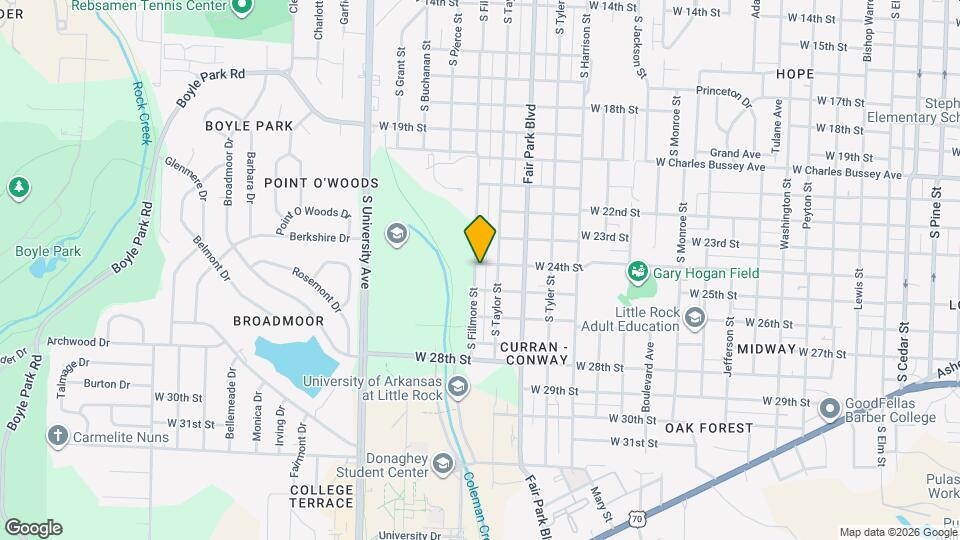 2405 S Fillmore St Mapa y Detalles de la Ubicación