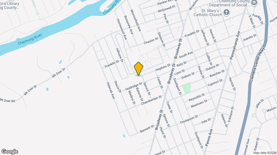 550 Spruce St Map and Location Details