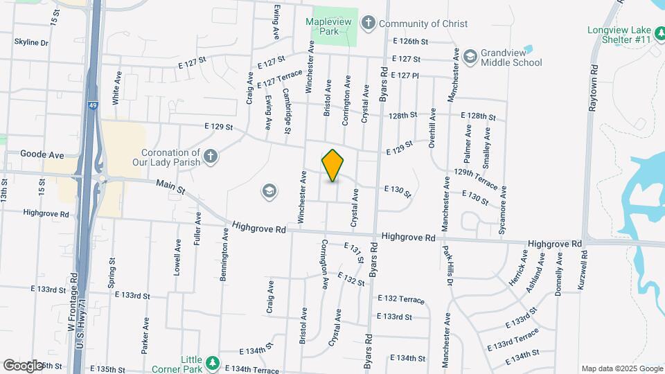 13008 Corrington Ave Map and Location Details