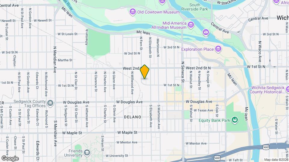 216 N Fern St Map and Location Details