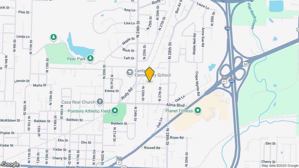 2520 Teddy St Map and Location Details