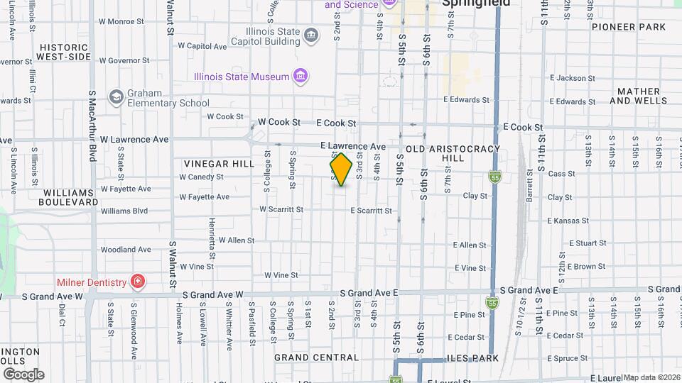 914 S 2nd St Map and Location Details