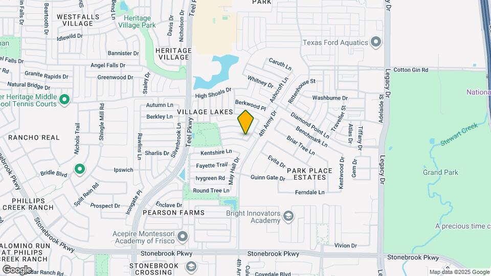 7417 Hidden Cove Ln Map and Location Details