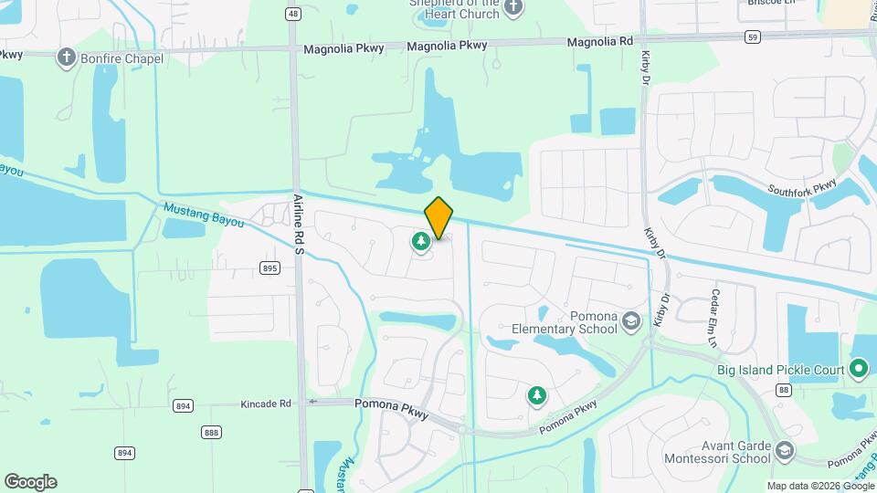 2221 Forest Trace Ln Map and Location Details